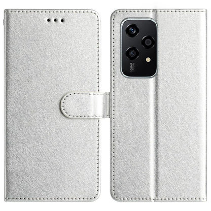 For Honor 200 Lite Case Silk Texture Flip Leather Wallet Cell Phone Cover with Stand