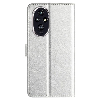 For Honor 200 5G Phone Case Full Protection Leather Silk Texture Wallet Cover