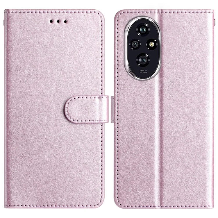 For Honor 200 5G Phone Case Full Protection Leather Silk Texture Wallet Cover