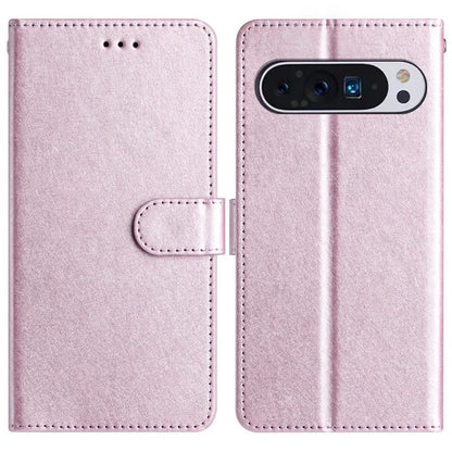 For Google Pixel 9 / 9 Pro Case Silk Texture Anti-Fall Leather Wallet Stand Smartphone Cover