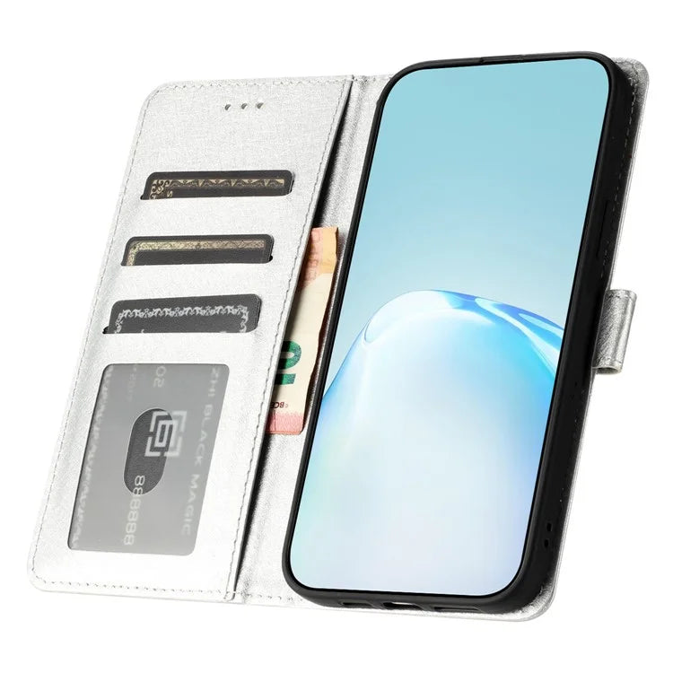 For Google Pixel 9 / 9 Pro Case Silk Texture Anti-Fall Leather Wallet Stand Smartphone Cover