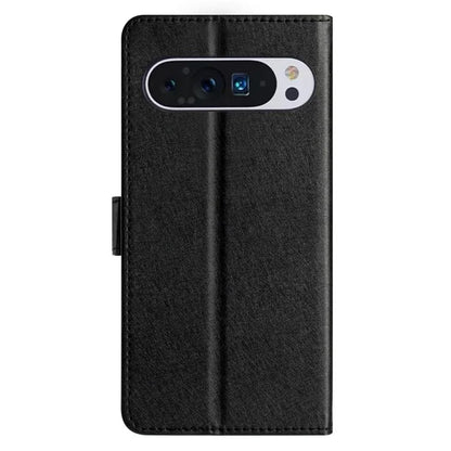 For Google Pixel 9 / 9 Pro Case Silk Texture Anti-Fall Leather Wallet Stand Smartphone Cover