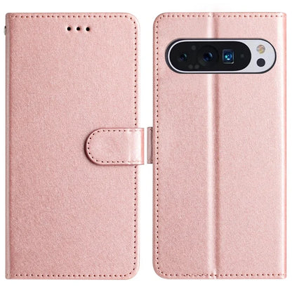 For Google Pixel 9 / 9 Pro Case Silk Texture Anti-Fall Leather Wallet Stand Smartphone Cover