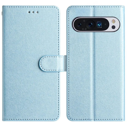 For Google Pixel 9 / 9 Pro Case Silk Texture Anti-Fall Leather Wallet Stand Smartphone Cover