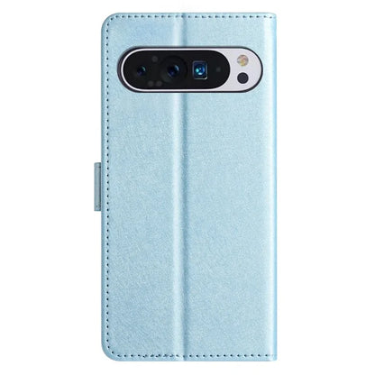 For Google Pixel 9 / 9 Pro Case Silk Texture Anti-Fall Leather Wallet Stand Smartphone Cover