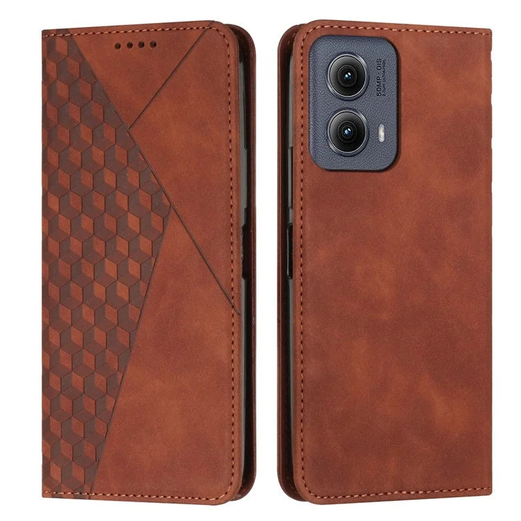 For Motorola Moto G85 5G / S50 Neo 5G Wholesale Cell Phone Stand Case Magnetic Closure PU Leather Cover
