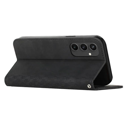 For Samsung Galaxy S24 FE Phone Stand Case Skin-Touch PU Leather Phone Cover