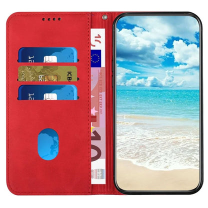 For Samsung Galaxy S24 FE Phone Stand Case Skin-Touch PU Leather Phone Cover