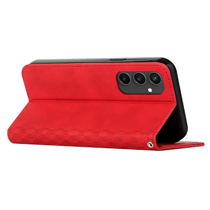 For Samsung Galaxy S24 FE Phone Stand Case Skin-Touch PU Leather Phone Cover