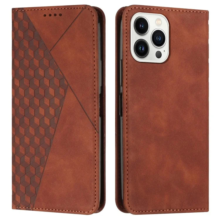 For iPhone 16 Pro Max Wholesale Cell Phone Stand Case Magnetic Closure PU Leather Cover
