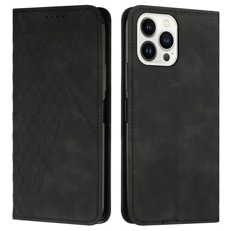 For iPhone 16 Pro Max Wholesale Cell Phone Stand Case Magnetic Closure PU Leather Cover