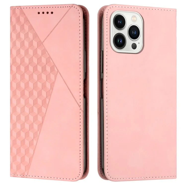 For iPhone 16 Pro Max Wholesale Cell Phone Stand Case Magnetic Closure PU Leather Cover