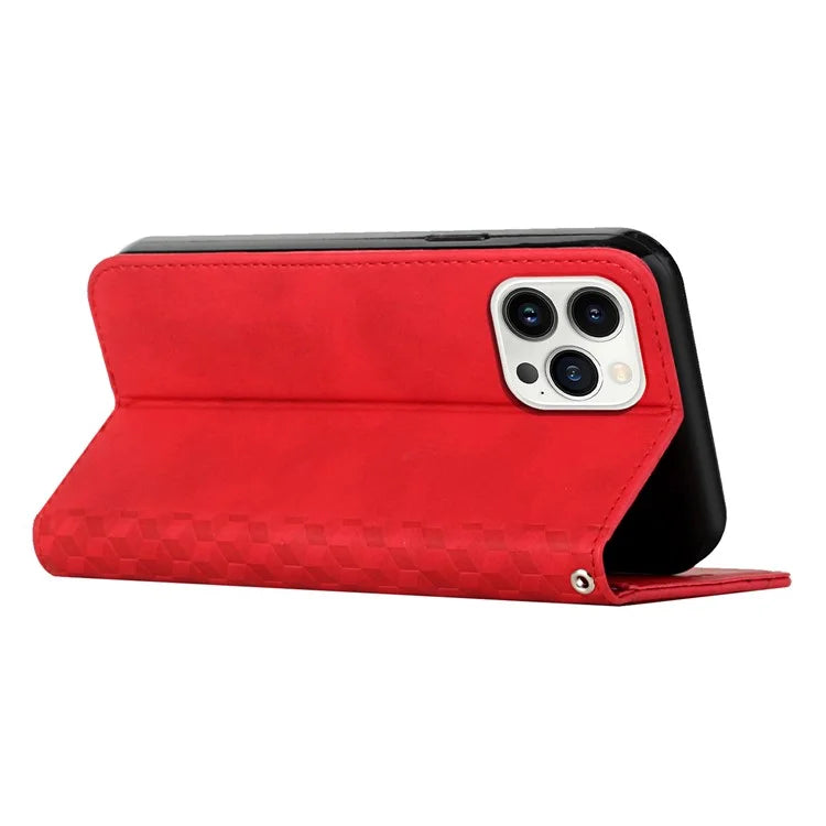 For iPhone 16 Pro Max Wholesale Cell Phone Stand Case Magnetic Closure PU Leather Cover