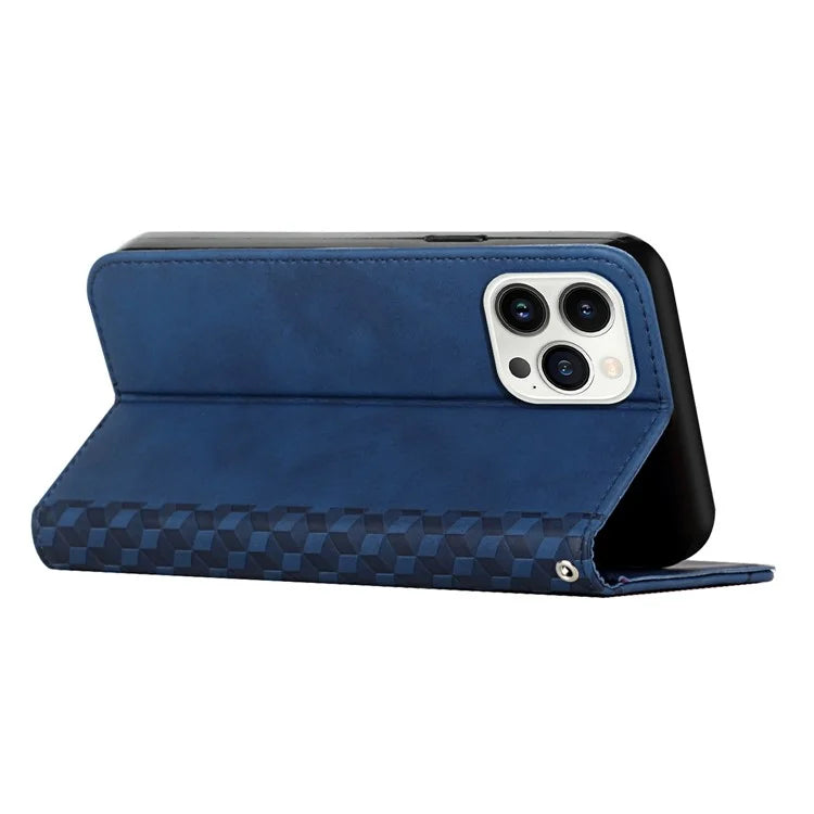 For iPhone 16 Pro Max Wholesale Cell Phone Stand Case Magnetic Closure PU Leather Cover