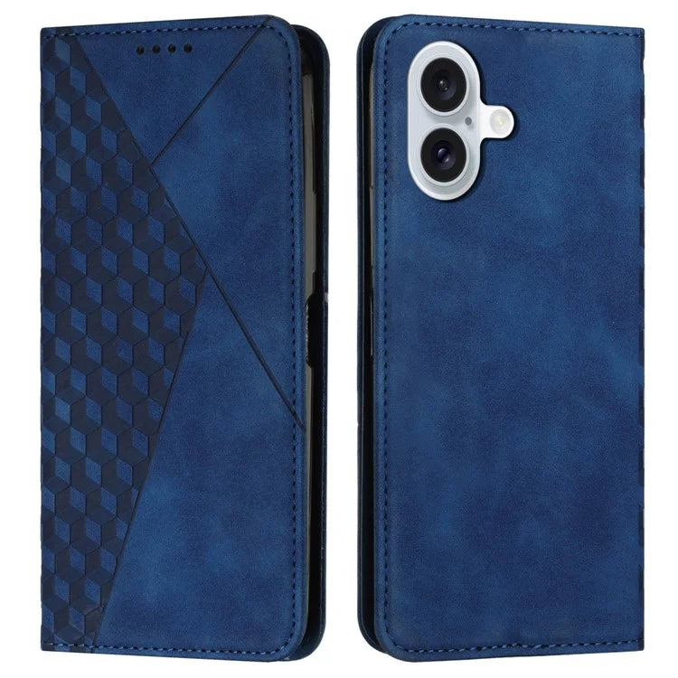 For iPhone 16 Wholesale Cell Phone Stand Case Magnetic Closure PU Leather Cover