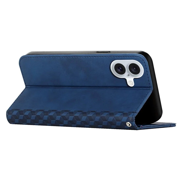 For iPhone 16 Wholesale Cell Phone Stand Case Magnetic Closure PU Leather Cover