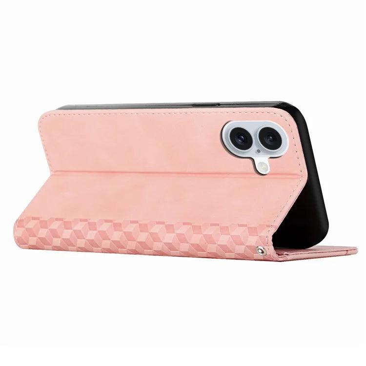 For iPhone 16 Wholesale Cell Phone Stand Case Magnetic Closure PU Leather Cover