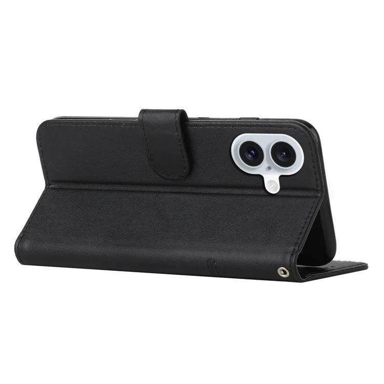 For iPhone 16 Case Stand Flip Protective Leather Phone Cover