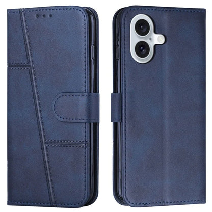 For iPhone 16 Plus Wallet Case Flip Book PU Leather Protective Phone Cover