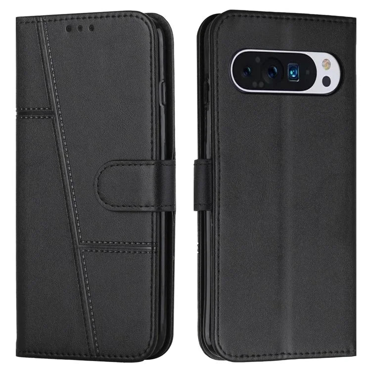 For Google Pixel 9 / Pixel 9 Pro Case Flip Wallet Card Slots Leather Phone Cover