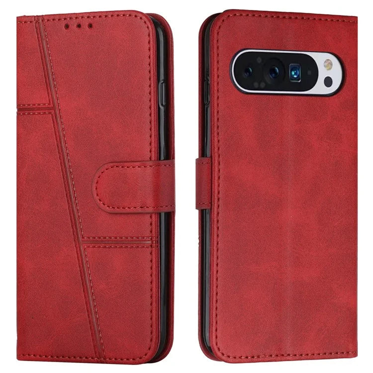For Google Pixel 9 / Pixel 9 Pro Case Flip Wallet Card Slots Leather Phone Cover