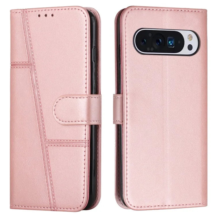 For Google Pixel 9 / Pixel 9 Pro Case Flip Wallet Card Slots Leather Phone Cover
