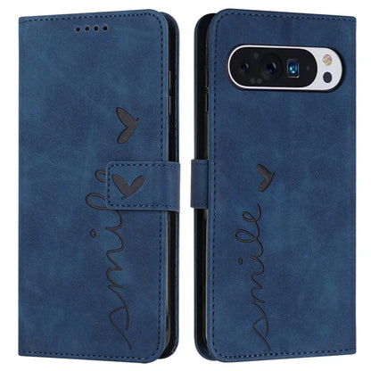 For Google Pixel 9 Pro XL Case Viewing Stand PU Leather Phone Cover Imprinted Pattern