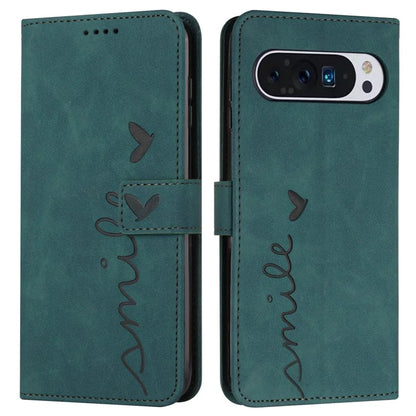 For Google Pixel 9 Pro XL Case Viewing Stand PU Leather Phone Cover Imprinted Pattern