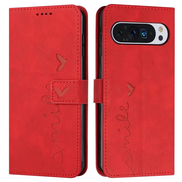 For Google Pixel 9 / Pixel 9 Pro Case Skin-Touch Leather Wallet Phone Cover