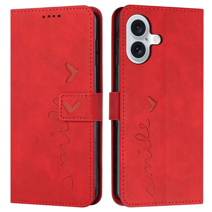 For iPhone 16 Case PU Leather Skin Touch Feeling Wallet Phone Cover