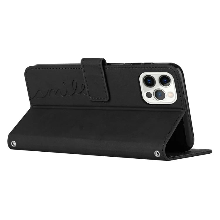 For iPhone 16 Pro Max Case TPU Shockproof Leather Magnetic Folio Phone Cover
