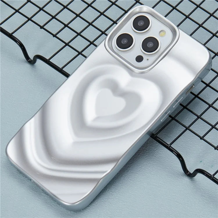 WT Series For iPhone 13 Pro Case TPU Shell 3D Heart Wave Phone Cover