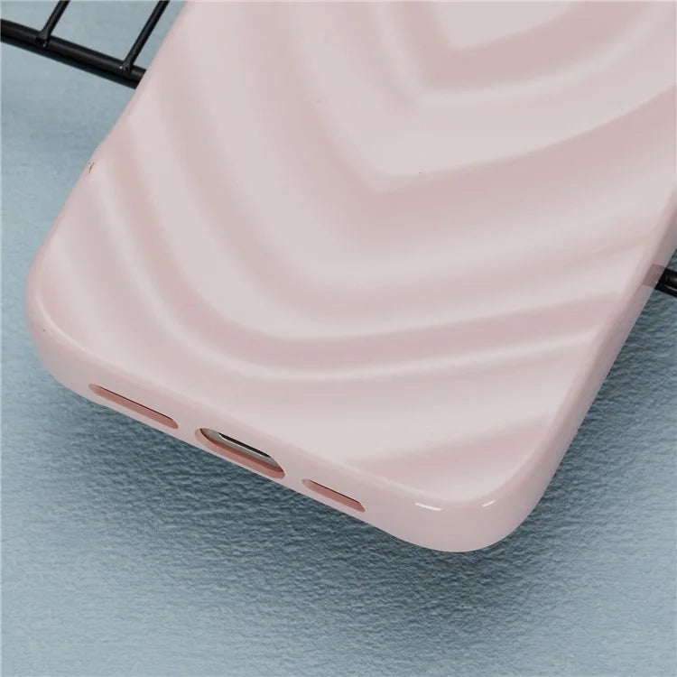 WT Series For iPhone 13 Pro Case TPU Shell 3D Heart Wave Phone Cover