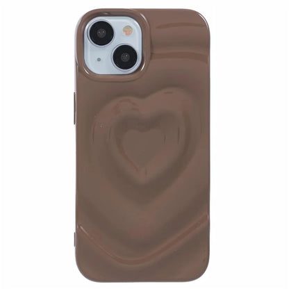 WT Series For iPhone 14 Case Heart Design Shockproof Soft TPU Phone Cover