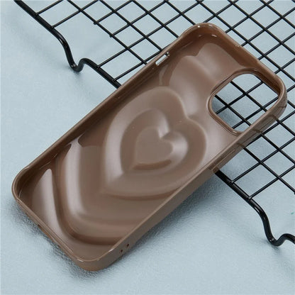 WT Series For iPhone 14 Case Heart Design Shockproof Soft TPU Phone Cover
