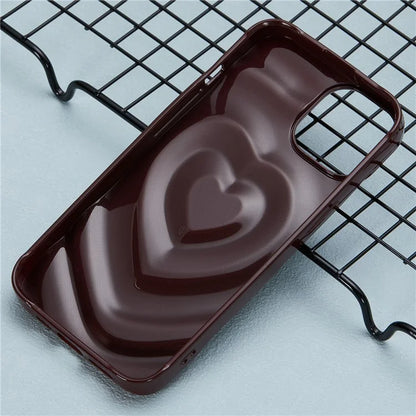 WT Series For iPhone 14 Case Heart Design Shockproof Soft TPU Phone Cover