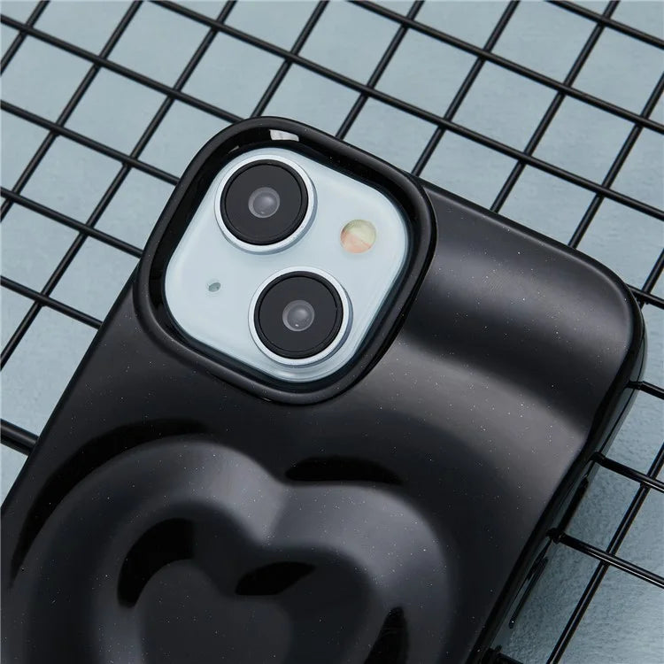 WT Series For iPhone 14 Case Heart Design Shockproof Soft TPU Phone Cover