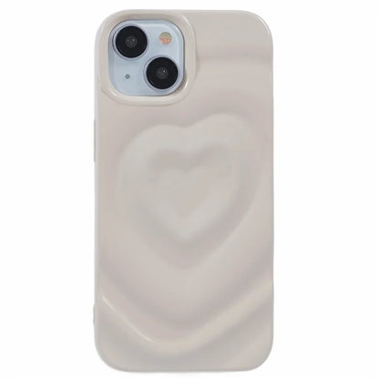 WT Series For iPhone 14 Case Heart Design Shockproof Soft TPU Phone Cover