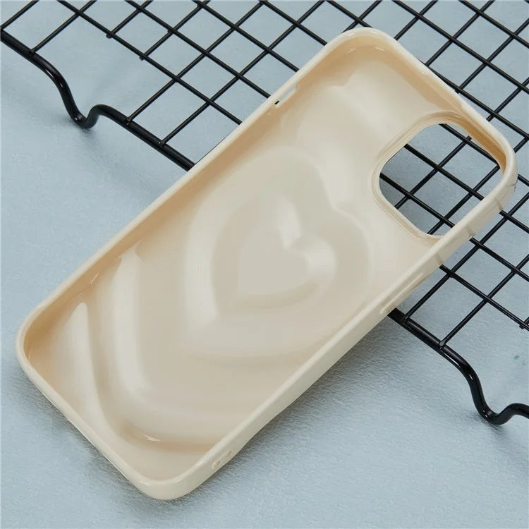 WT Series For iPhone 14 Case Heart Design Shockproof Soft TPU Phone Cover
