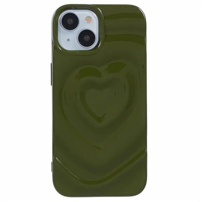 WT Series For iPhone 14 Case Heart Design Shockproof Soft TPU Phone Cover