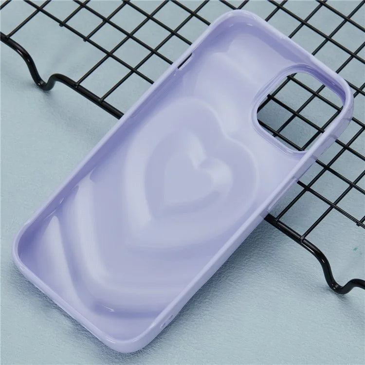 WT Series For iPhone 14 Case Heart Design Shockproof Soft TPU Phone Cover