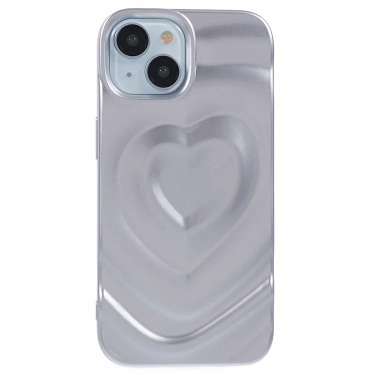 WT Series For iPhone 14 Case Heart Design Shockproof Soft TPU Phone Cover