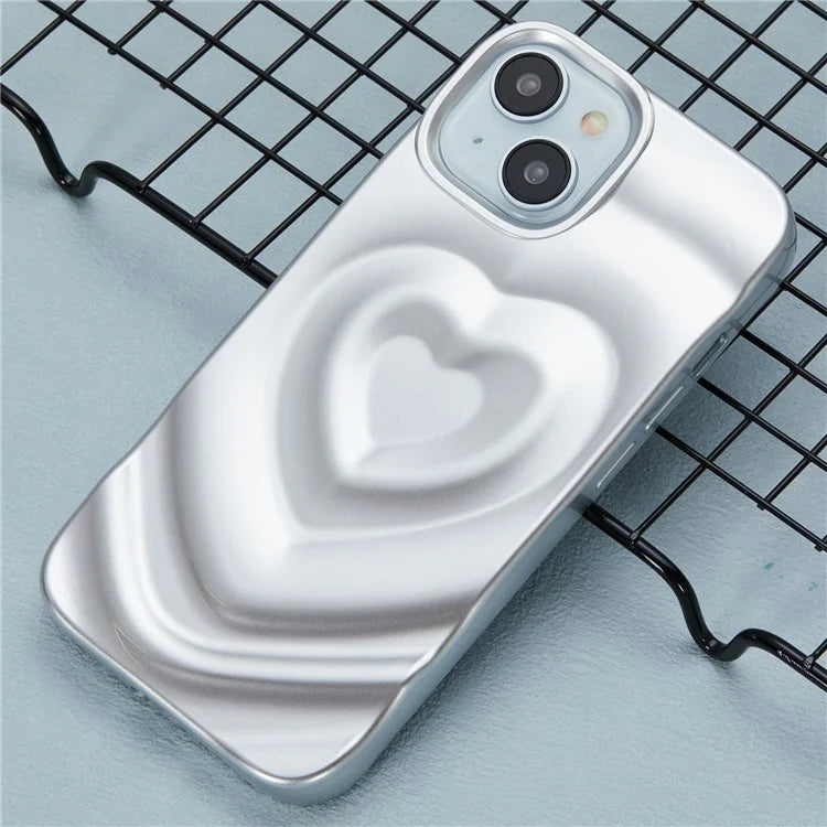 WT Series For iPhone 14 Case Heart Design Shockproof Soft TPU Phone Cover
