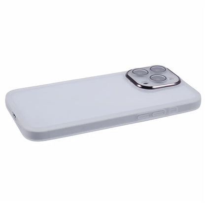 DKSM Series For iPhone 16 Pro Case TPU Protective Cell Phone Cover Electroplated Camera Frame