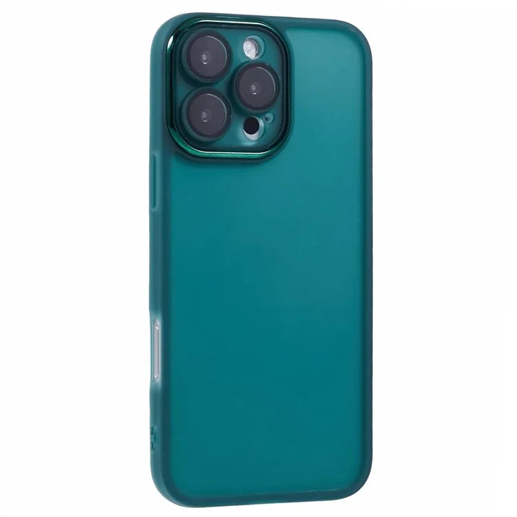 DKSM Series For iPhone 16 Pro Case TPU Protective Cell Phone Cover Electroplated Camera Frame