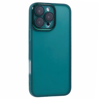 DKSM Series For iPhone 16 Pro Case TPU Protective Cell Phone Cover Electroplated Camera Frame