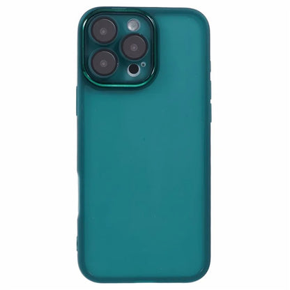 DKSM Series For iPhone 16 Pro Case TPU Protective Cell Phone Cover Electroplated Camera Frame