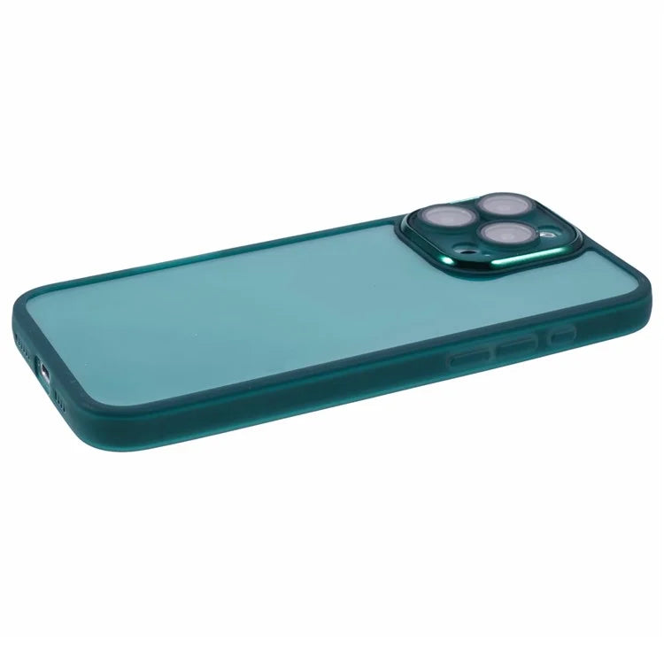 DKSM Series For iPhone 16 Pro Case TPU Protective Cell Phone Cover Electroplated Camera Frame
