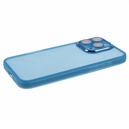 DKSM Series For iPhone 16 Pro Case TPU Protective Cell Phone Cover Electroplated Camera Frame