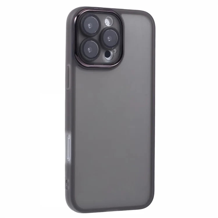 DKSM Series For iPhone 16 Pro Case TPU Protective Cell Phone Cover Electroplated Camera Frame